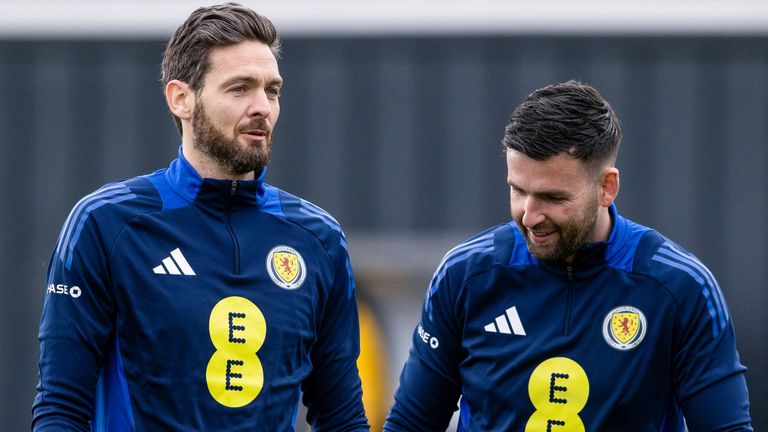 Craig Gordon (L) and Liam Kelly (R) were unavailable Scotland's June friendlies through injury