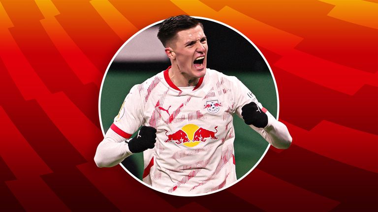 Benjamin Sesko is a transfer target for Manchester United