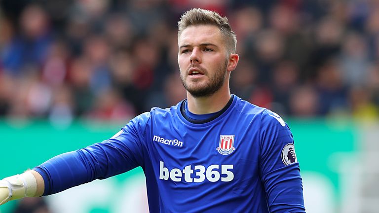 Jack Butland played against Russell Martin with Stoke City