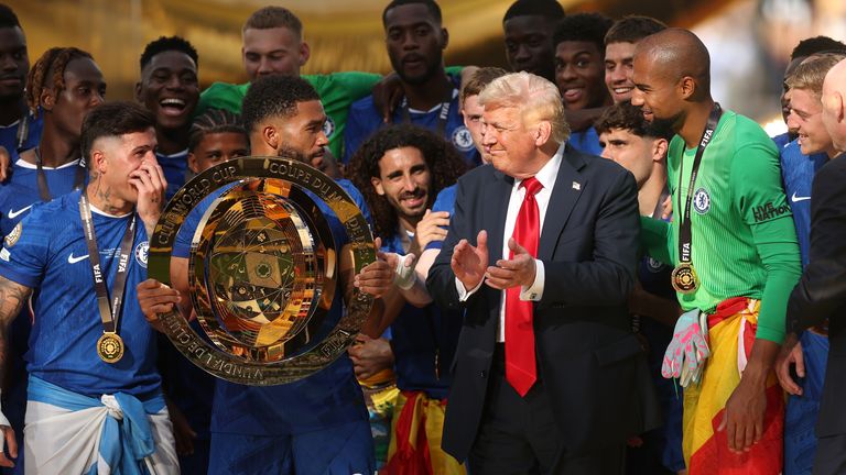 Reece James was expecting USA President Donald Trump to step away with FIFA boss Gianni Infantino before the Club World Cup trophy lift...