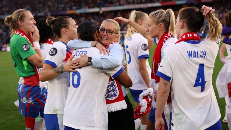 Wiegman said she had full belief in Carter ahead of the final against Spain