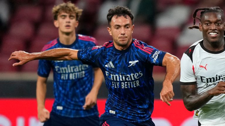 Arsenal's Martin Zubimendi made his debut