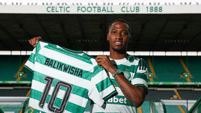 Celtic Michel-Ange Balikwisha on a five-year deal from Royal Antwerp