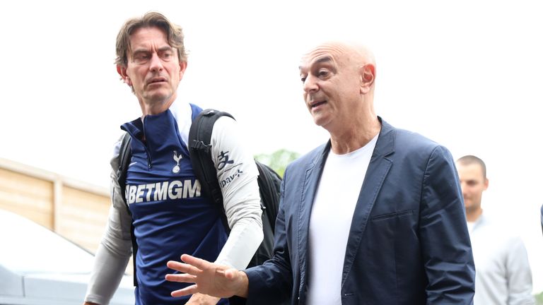 Daniel Levy has said Thomas Frank needs to win the Premier League as soon as possbile