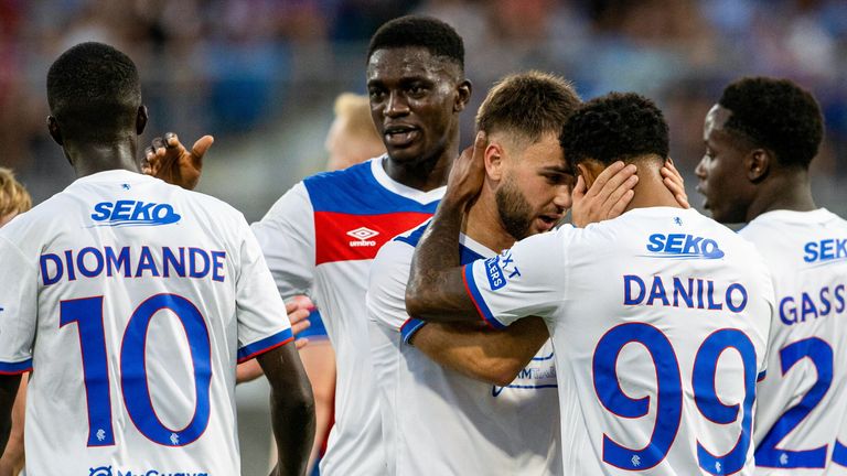 Rangers will face Club Brugge in the Champions League play-offs