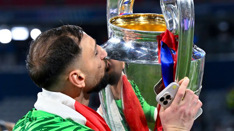 Donnarumma is a Champions League winner with PSG