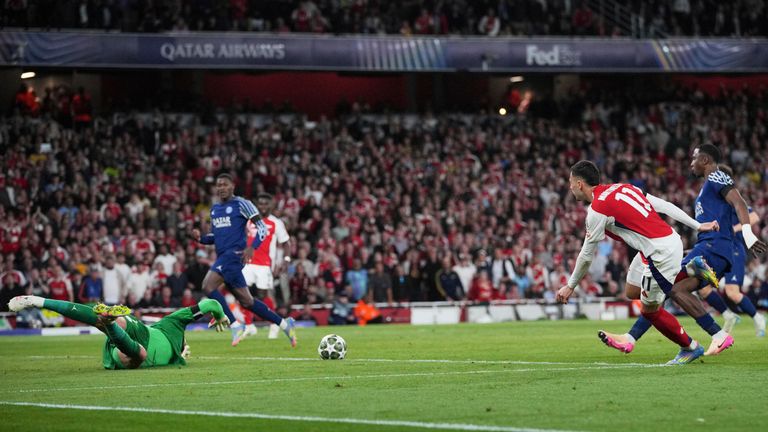Donnarumma made a handful of world-class saves to deny Arsenal in the Champions League semi-final