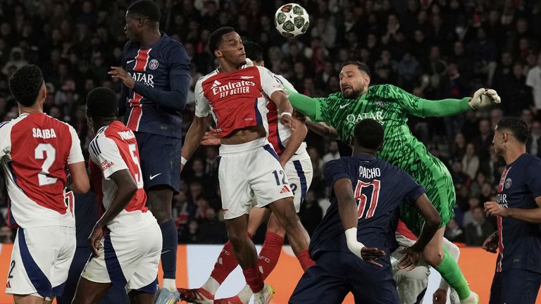 Donnarumma's record of collecting crosses has been questioned