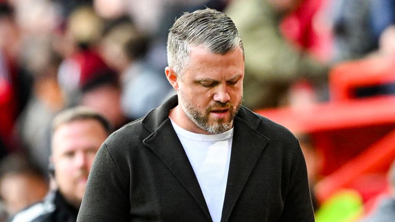 Jimmy Thelin's Aberdeen are without a win in the Scottish Premiership this season 