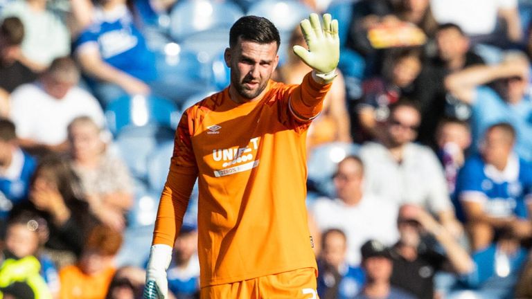 Liam Kelly is set to replace Jack Butland for Rangers' League Cup quarter-final