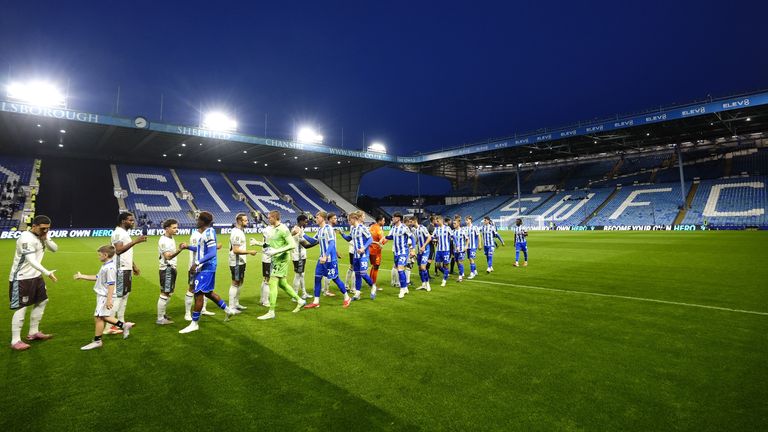 Sheffield Wednesday fans continued their protest against owner Dejphon Chansiri during the Carabao Cup third round game with Grimsby