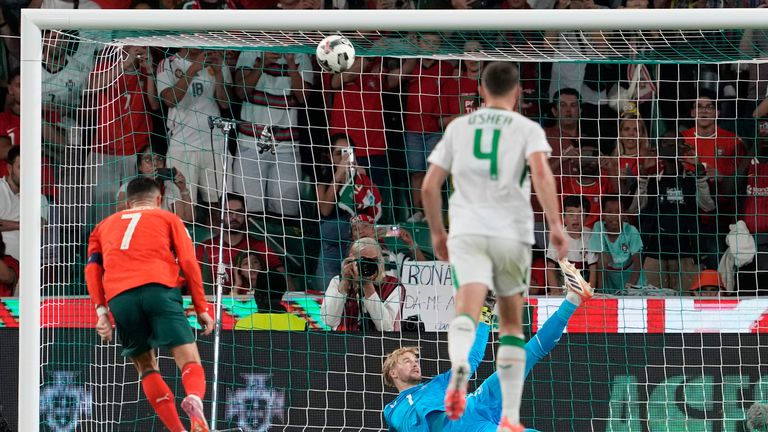 ... but Kelleher kept out the strike!