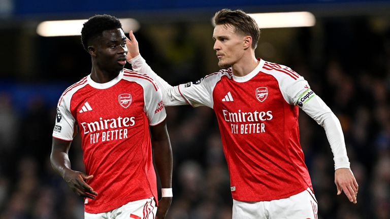 Martin Odegaard changed the game off the bench for Arsenal