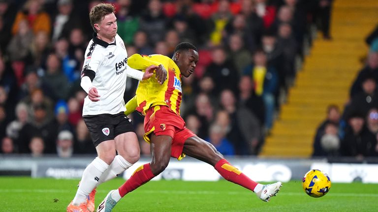 Marc Bola opened the scoring for Watford