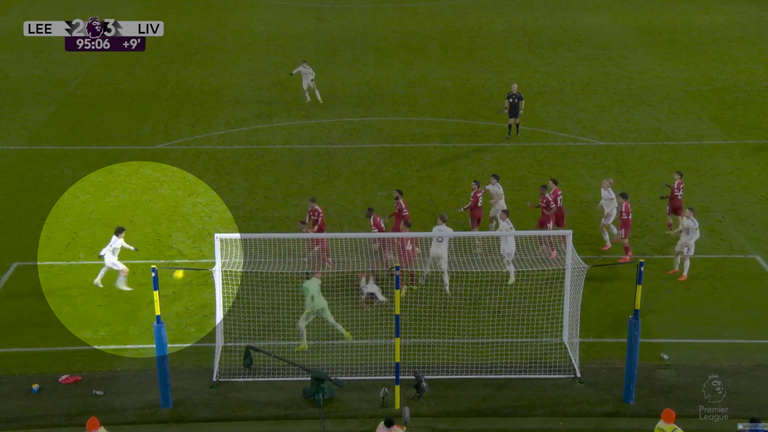 Ao Tanaka was left free from a corner to equalise for Leeds in a 3-3 draw