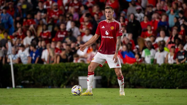 Rhys Bennett of Manchester United in action during a pre season friendly match between Manchester United v Liverpool FC 