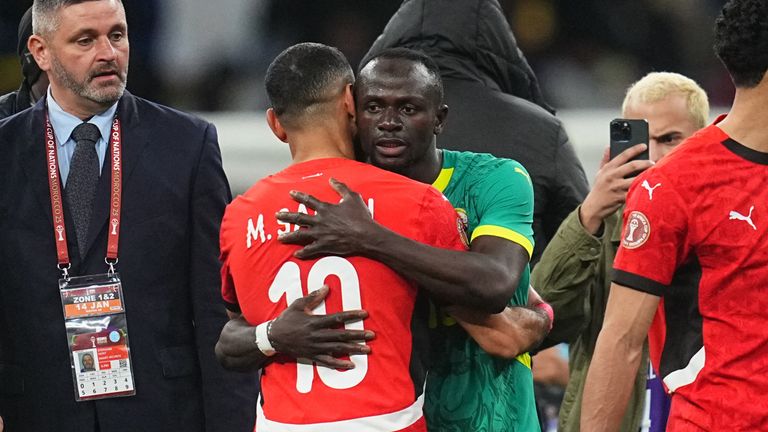 Sadio Mane got the better of former Liverpool strike partner Mohamed Salah as Senegal beat Egypt