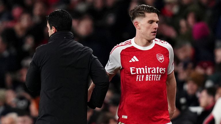 Viktor Gyokeres made way for Gabriel Jesus in the 64th minute