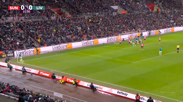 Their second corner signalled a change of approach as Liverpool filled the six-yard box