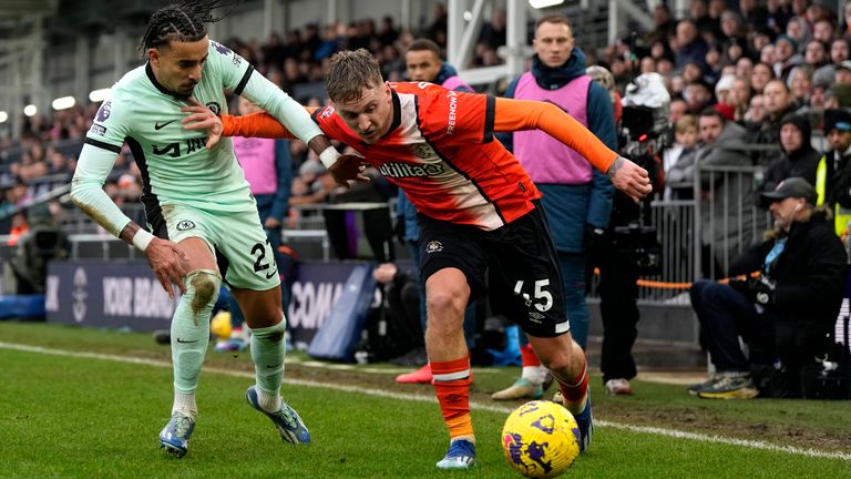 Alfie Doughty helped Luton into the Premier League in 2023