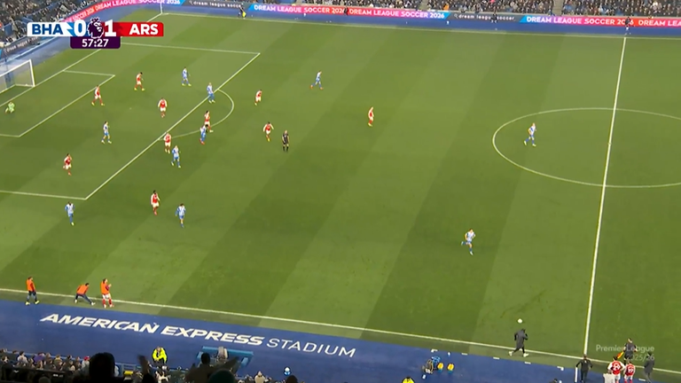 Arsenal already had Kai Havertz and Leandro Trossard waiting to come on when Raya went to ground for a second time in the 58th minute