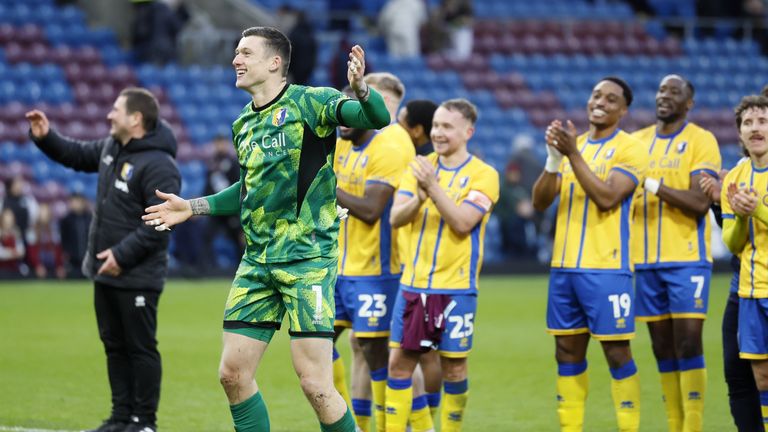 Mansfield beat Burnley in the fourth round