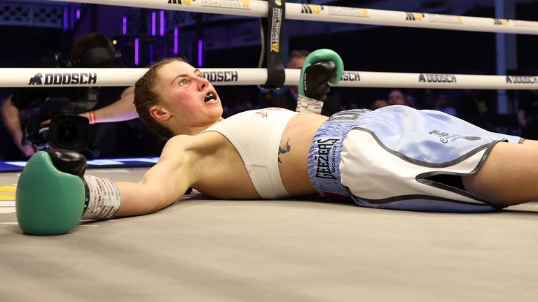 Emma Dolan was floored by Irma Garcia during her defeat