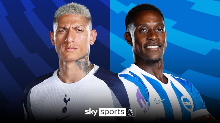 Tottenham host Brighton on Saturday Night Football - kick-off is 5.30pm live on Sky Sports