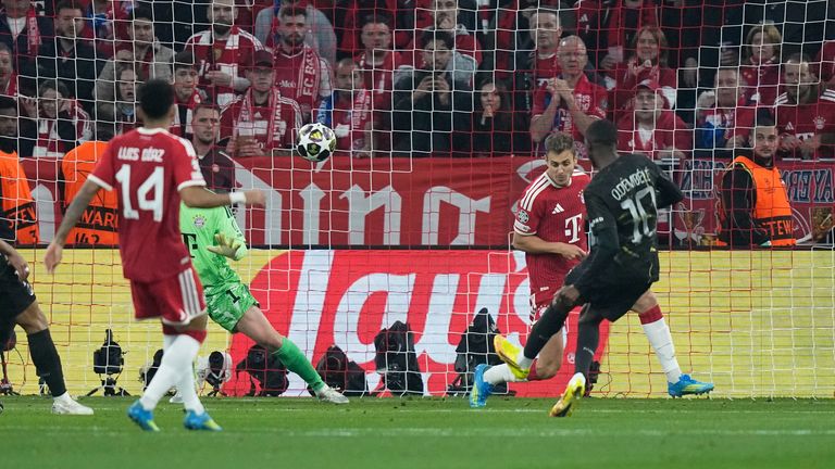 PSG's Ousmane Dembele put his team ahead after just three minutes