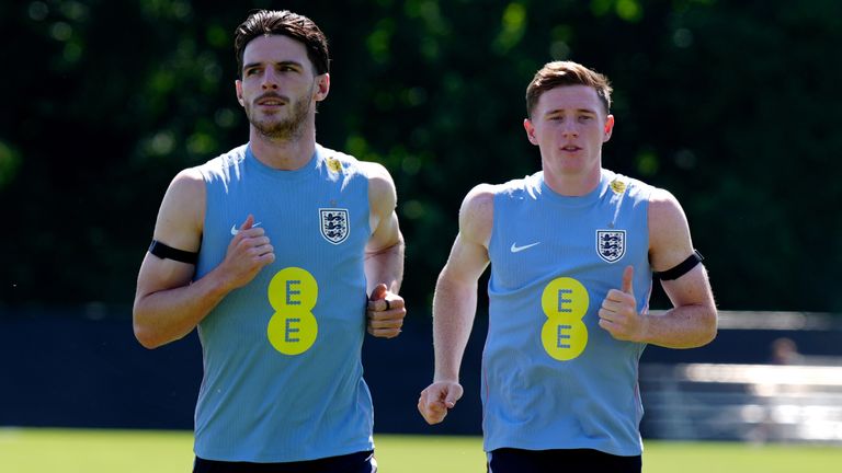 Elliot Anderson will play a starring role for England at this summer's World Cup alongside Declan Rice
