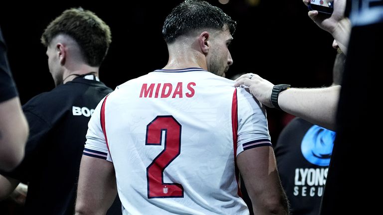  Fury revealed the name of his newborn son, Midas, after his victory 
