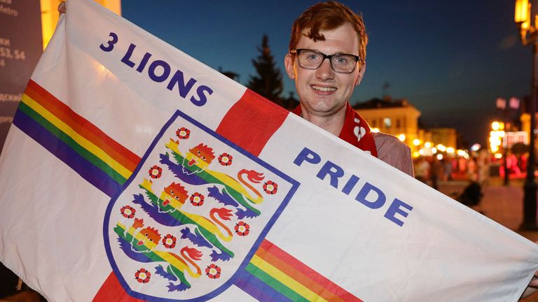 Joe White, Three Lions Pride flag