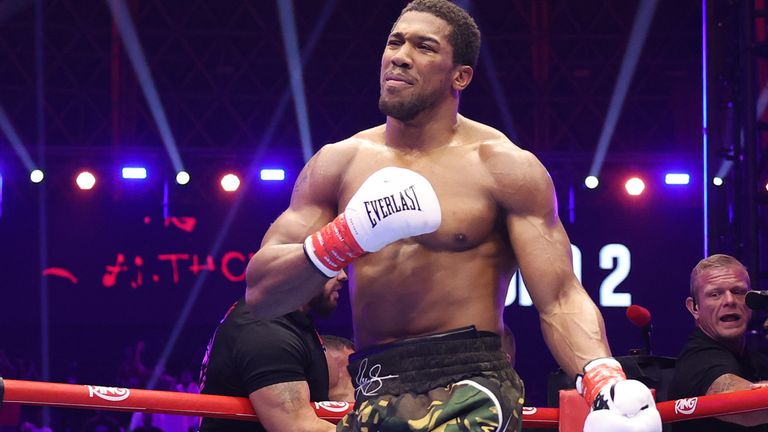 Anthony Joshua beat Kristian Prenga after an almighty scare