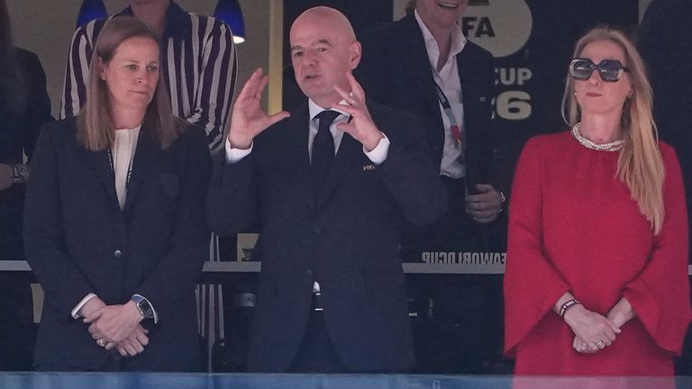 FIFA President Gianni Infantino was in the stands in Seattle as the furore around Folarin Balogun's suspended ban rumbled on
