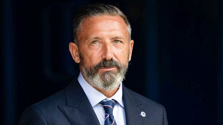 GLASGOW,  SCOTLAND - JULY 22: Rangers Manager Derek McInnes during a pre-season friendly match between Rangers and AS Saint-Etienne at Ibrox Stadium, on July 22, 2026, in Glasgow, Scotland. (Photo by Craig Williamson / SNS Group)