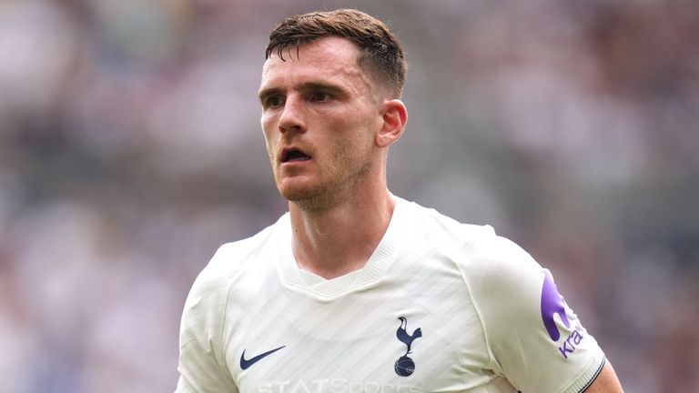 Andy Robertson of Spurs