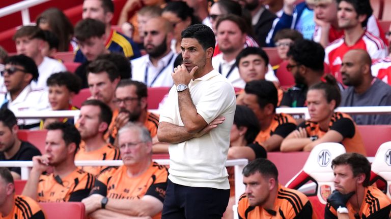 Mikel Arteta has some defensive concerns in pre-season