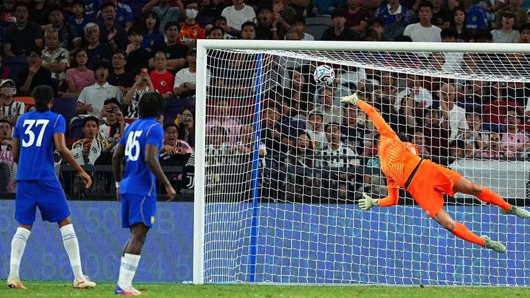 Edon Zhegrova curled the winner in for Juventus against Chelsea