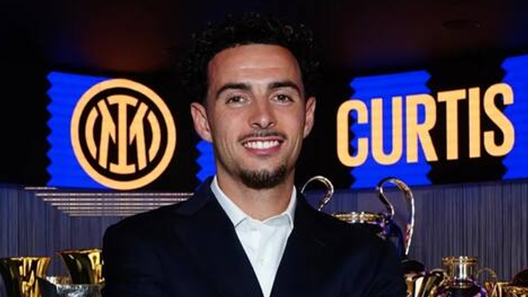 Inter Milan signed Curtis Jones from Liverpool (Credit: Inter Milan)