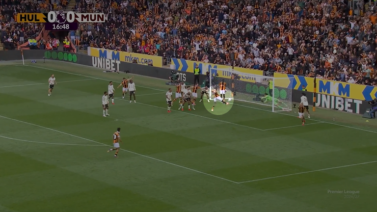 Semi Ajayi was unmarked when he scored Hull's opener
