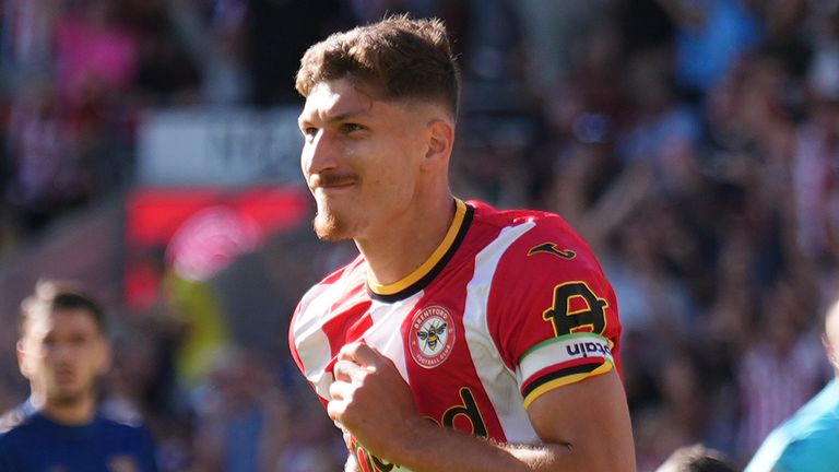 Brentford's Vitaly Janelt has scored against Spurs and Sunderland this season