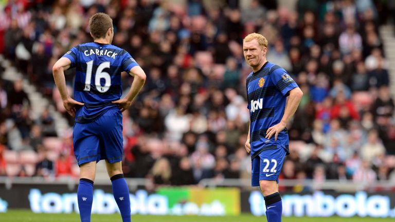 Carrick was part of the Manchester United team that lost the league to Manchester City on the final day in 2012
