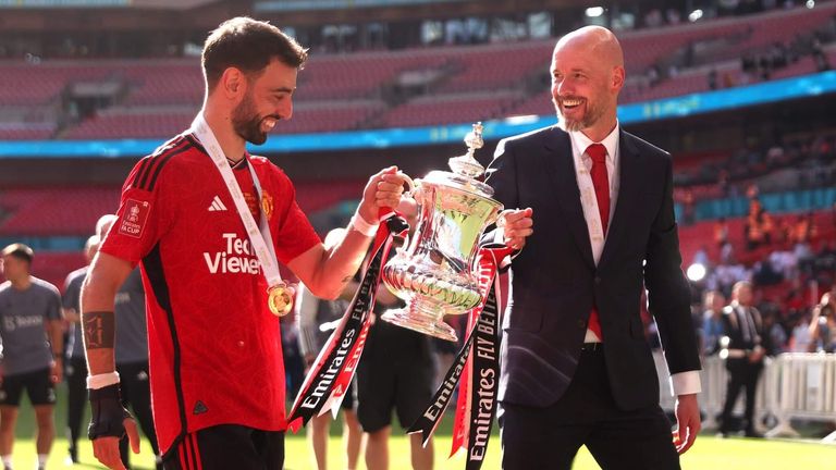 Ten Hag's Man Utd beat Man City in the 2024 FA Cup final